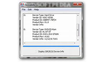 DeviceInfo for Windows - Download it from Habererciyes for free